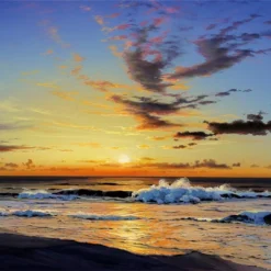 Yanoman Jigsaw Puzzle 10-1310 Jin Shimakura Asa No Mezame Sunrise (1000 Pieces)