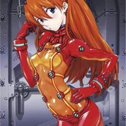 Yanoman Jigsaw Puzzle 10-1338 Asuka Langley Shikinami Test Plugsuit (1000 Pieces)