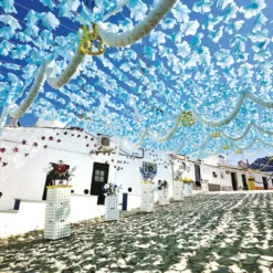 Yanoman Jigsaw Puzzle 10-1341 Light Blue Flowers Dancing In The Sky (Portugal) (1000 Pieces)