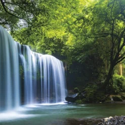 Yanoman Jigsaw Puzzle 10-1349 Nabegataki Falls Kumamoto Japan (1000 Pieces)