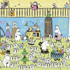 Yanoman Jigsaw Puzzle 10-1351 Moomin Hattifatteners' Party (1000 Pieces)