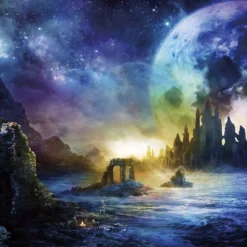 Yanoman Jigsaw Puzzle 10-1357 Glow In The Dark Ryota The Beginning Sky (1000 Pieces)