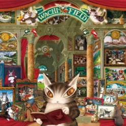 Yanoman 10-1386 Jigsaw Puzzle Wachi Field Dayan Landscape Painting Gallery (1000 Pieces)