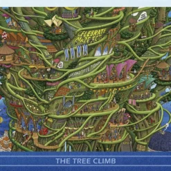 Yanoman 10-1391 Jigsaw Puzzle The Tree Climb At Grand Tree Town (1000 Pieces)