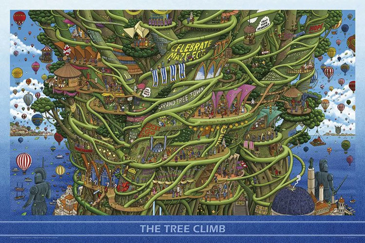 Yanoman 10-1391 Jigsaw Puzzle The Tree Climb At Grand Tree Town (1000 Pieces) 3 Yanoman 10-1391 Jigsaw Puzzle The Tree Climb At Grand Tree Town (1000 Pieces)