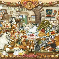 Yanoman 10-1426 Jigsaw Puzzle Wachifield Dayan's Sweets Party (1000 Pieces)
