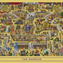 Yanoman 10-1433 Jigsaw Puzzle Kamigaki Hirofumi Museum Kamigaki Hirofumi (1000 Pieces)