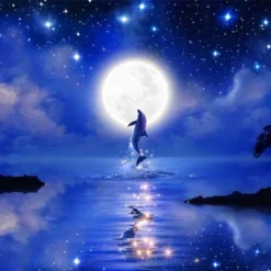 Yanoman 10-1447 Jigsaw Puzzle Lassen Dreaming Night (1000 Pieces)