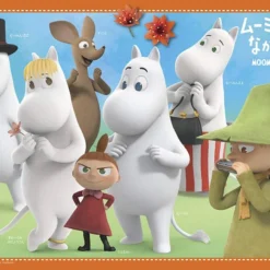 Yanoman Jigsaw Puzzle 1108-10 Moomin And Friends All Together (108 L-Pieces)