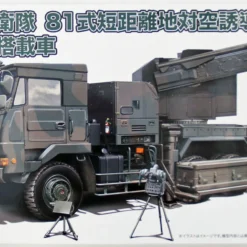 Fujimi 72M-10 JGSDF Type 81 Surface-to-Air Missile Firing Machine 1/72 Scale Kit 722900