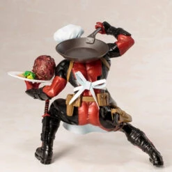 Kotobukiya MK252 ARTFX+ Marvel Universe Cooking Deadpool 1/10 Scale Figure -Kotobukiya shop MK252 cooking deadpool 03 comp 49114.1503980281
