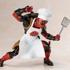 Kotobukiya MK252 ARTFX+ Marvel Universe Cooking Deadpool 1/10 Scale Figure -Kotobukiya shop MK252 cooking deadpool 05 comp 68371.1503980311