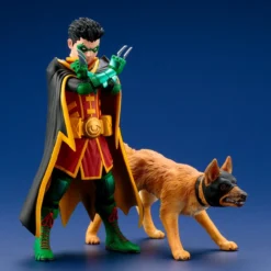 Kotobukiya SV222 ARTFX+ DC Comics Rebirth Super Sons Robin & Bat-Hound 1/10 Scale Set Of 2 Figure -Kotobukiya shop SV222 artfxp robin bathound 08 comp 97887.1504239846