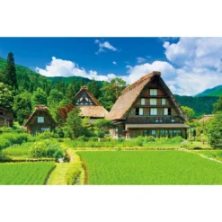 Yanoman Jigsaw Puzzle 10-1254 Japanese Scenery Shirakawa-go (1000 Pieces)